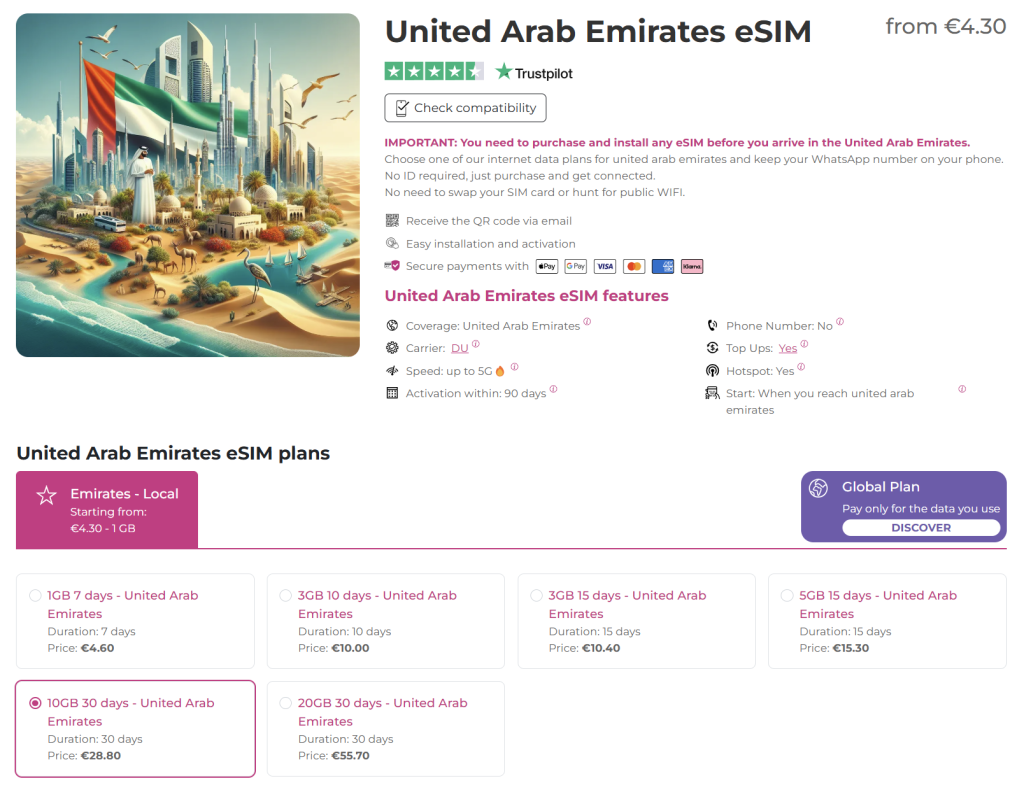 internet in the UAE