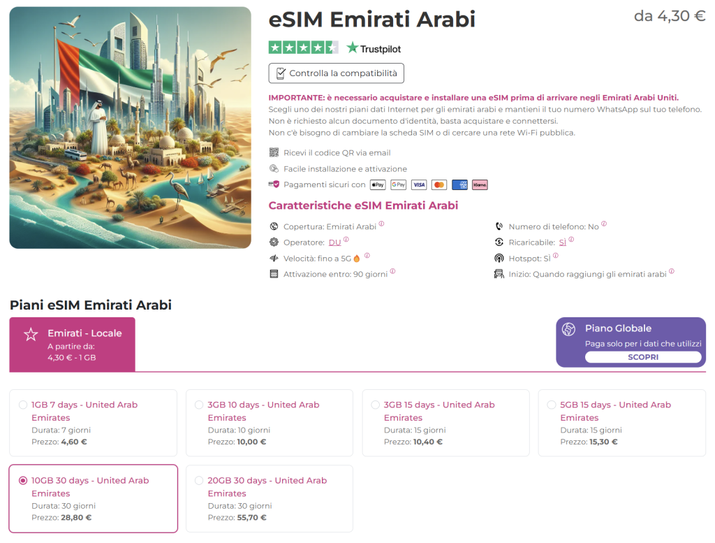 internet negli Emirati Arabi