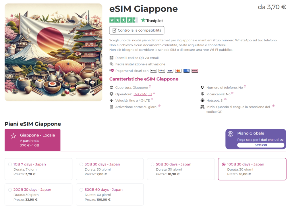 internet in giappone con esim.sm