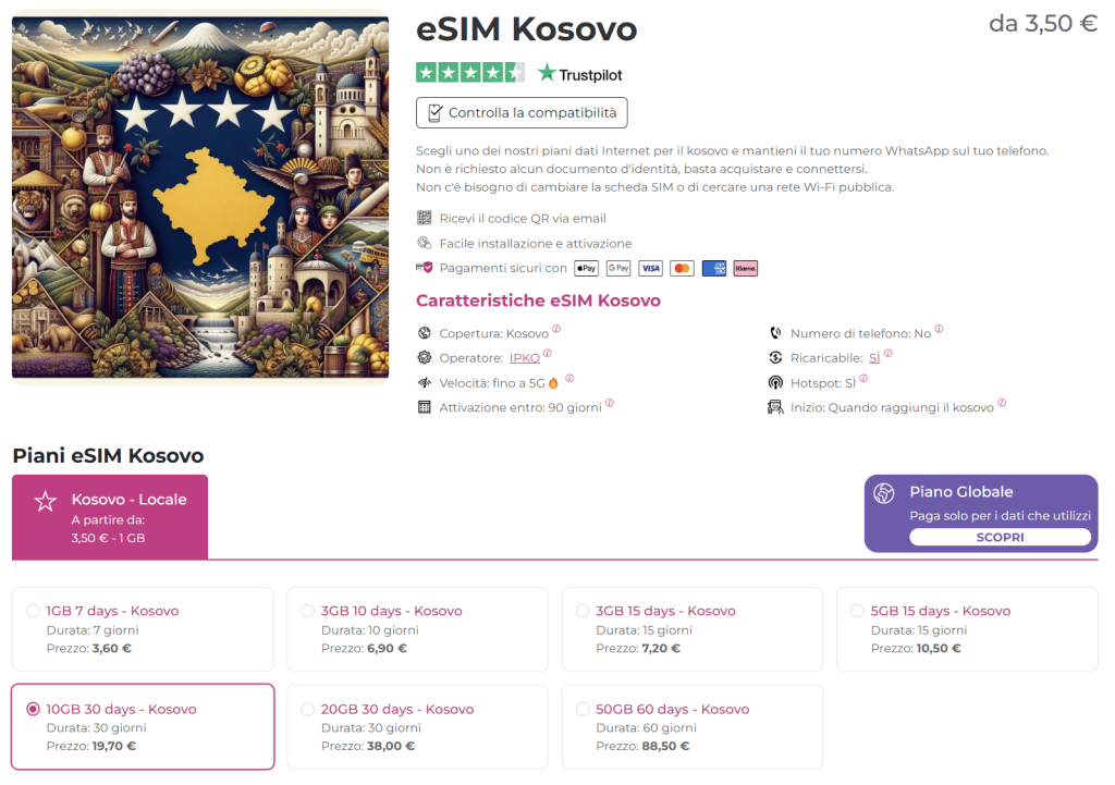 internet in kosovo